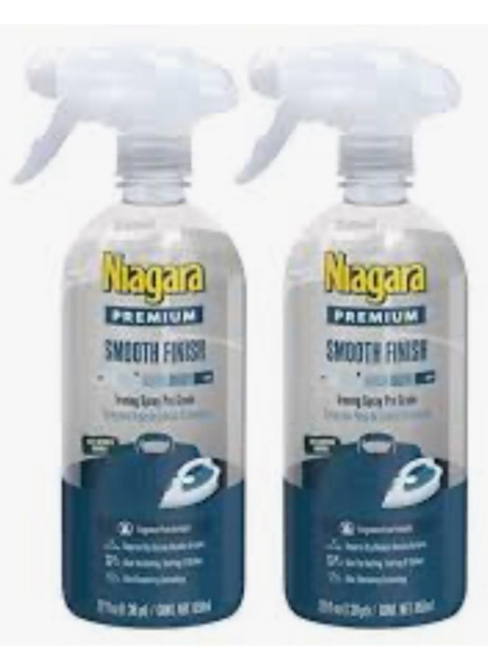 Niagara Premium Smooth Finish Ironing Pump liquid Spray — 2pack